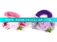 Silk Bow Flower Ponytail