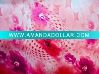 flower printed chiffon silk