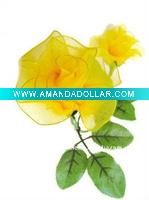 Silk flower vivid with multy color