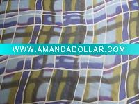 printed flower silk chiffon fabric