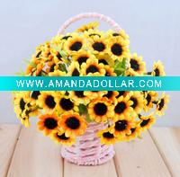 Wholesale silk daisy flower,artificial flower
