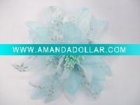 Wholesale artificial decorative hair flower FLW0058