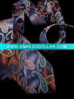 Silk Flower Necktie
