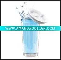 Wholesale 450ml Hot Insulated Plastic Coffee Cup with Lid