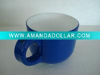 Wholesale plastic coffee cup / water cup with grip