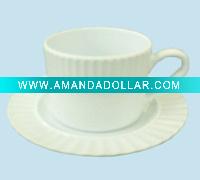 Wholesale melamine coffee cup and saucer