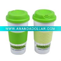 plastic eco coffee cup