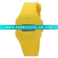 Wholesale multi-colors silicon digital watches