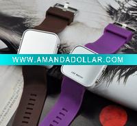 2011 attractive design silicon LED digital watch