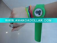 silicone slap digital watch