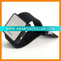 Mirrow face LED digital watch rubber watches ZHWH101401