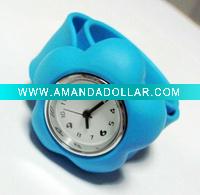 New style Silicone Slap wrist watch