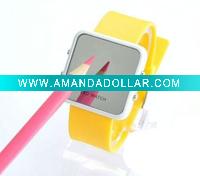 Wholesale New Sport Style LED Digital Date Unisex Watch ''mirror'