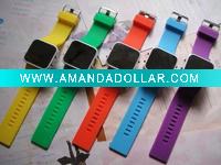 rubber digital watches color
