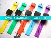 2011 hot sale silicone Led digital watch with digital face
