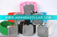 Wholesale OEM mirror face Digital LED watch