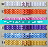 Wholesale New plastic red lava digital watch (SW-048)