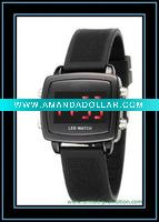 silicone led digital watch