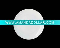 White Bone China Dinner Plate