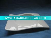 Square Bone China Dinner Plate