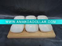 6pcs ceramic dinner plate