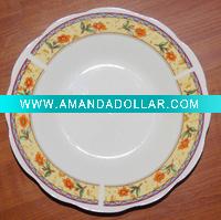 Wholesale dinner plate porcelain plate soup plate