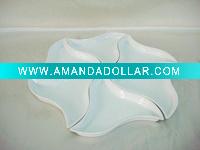 6pcs triangle ceramic plate
