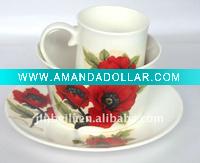 Wholesale stocklot ceramic/porcelain dinner sets