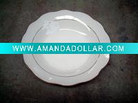 Wholesale 8"soup plate, ceramic plate, porcelain plate