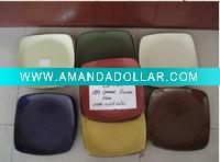Wholesale 10.5'' sqaure solid color dinner plate