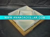 Wholesale 5pcs square dinner plate