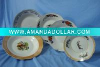 Wholesale soup plate, ceramic plate, porcelain plate SGS