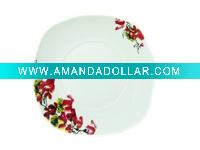 Wholesale porcelain dinner plate, dessert plate, tray
