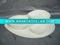 Wholesale 3size ceramic dinner plate