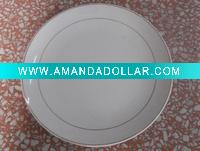 Wholesale porcelain 10.5"dinner plate