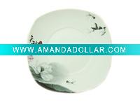 Wholesale porcelain dinner plate, dessert plate, tray