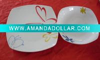 ceramic plate,square dish plate