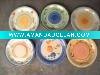 Wholesale flat white porcelain plate