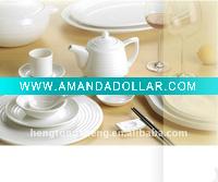 wave wavy areca leaf dinner plates