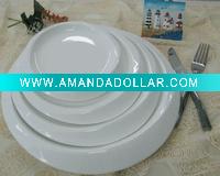 super white flat plate