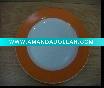 Wholesale 10.5" decal porcelain dessert plate