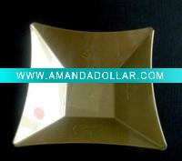 Wholesale square plastic dinner plates