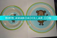 melamine serving dinner plate