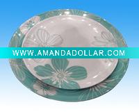 Wholesale 100% melamine dinner plate