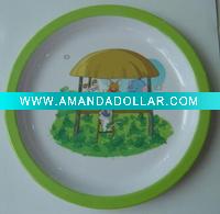 8.5"round melamine dinner plate