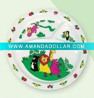 Wholesale B003melamine kids lovely dinner plate
