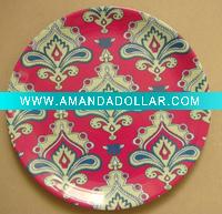 melamine dinner plate with full print