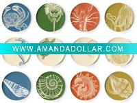 12pcs melamine dinner plate with design