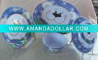 Wholesale Melamine Christmas Set