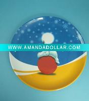 Wholesale 6" melamine dinner plate with bear design